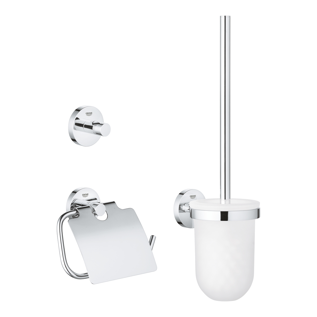 Set accessoires WC 3 en 1 Cube Essentials Grohe