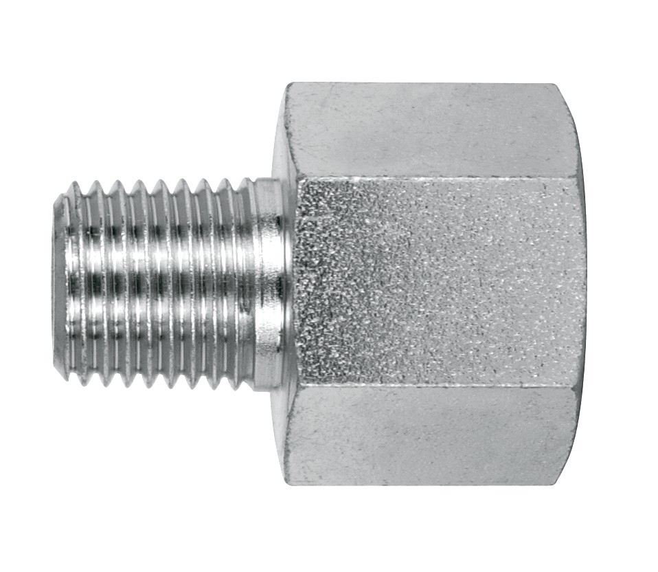 Réduction femelle BSPP vers mâle BSPT acier zingué série 200 Eaton Tuthill Gromelle