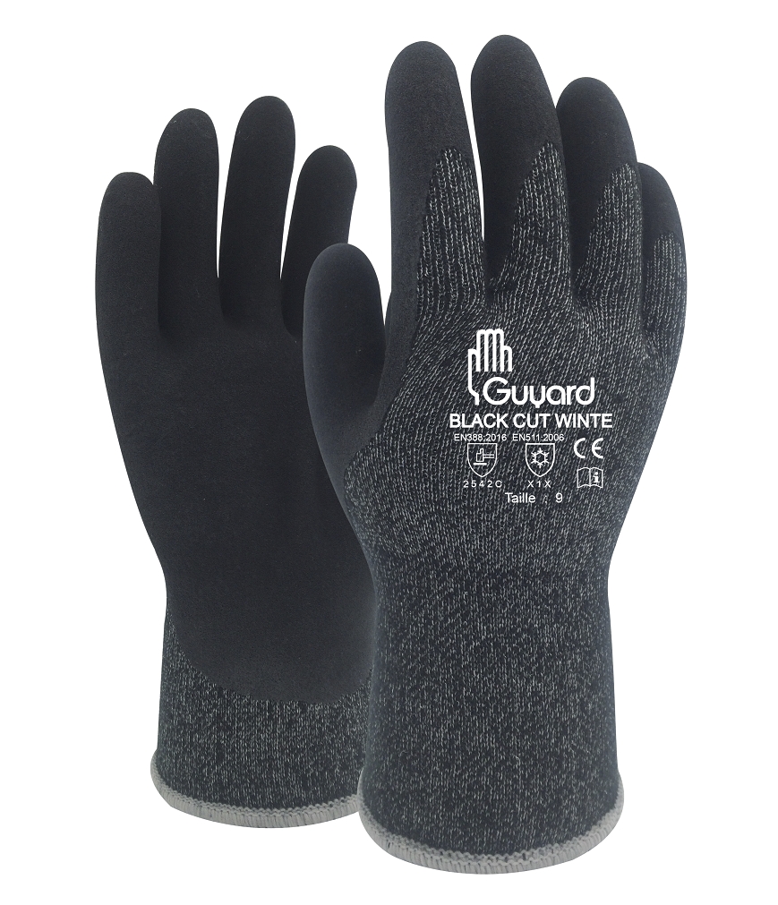 Gants Black Cut Winter Guyard