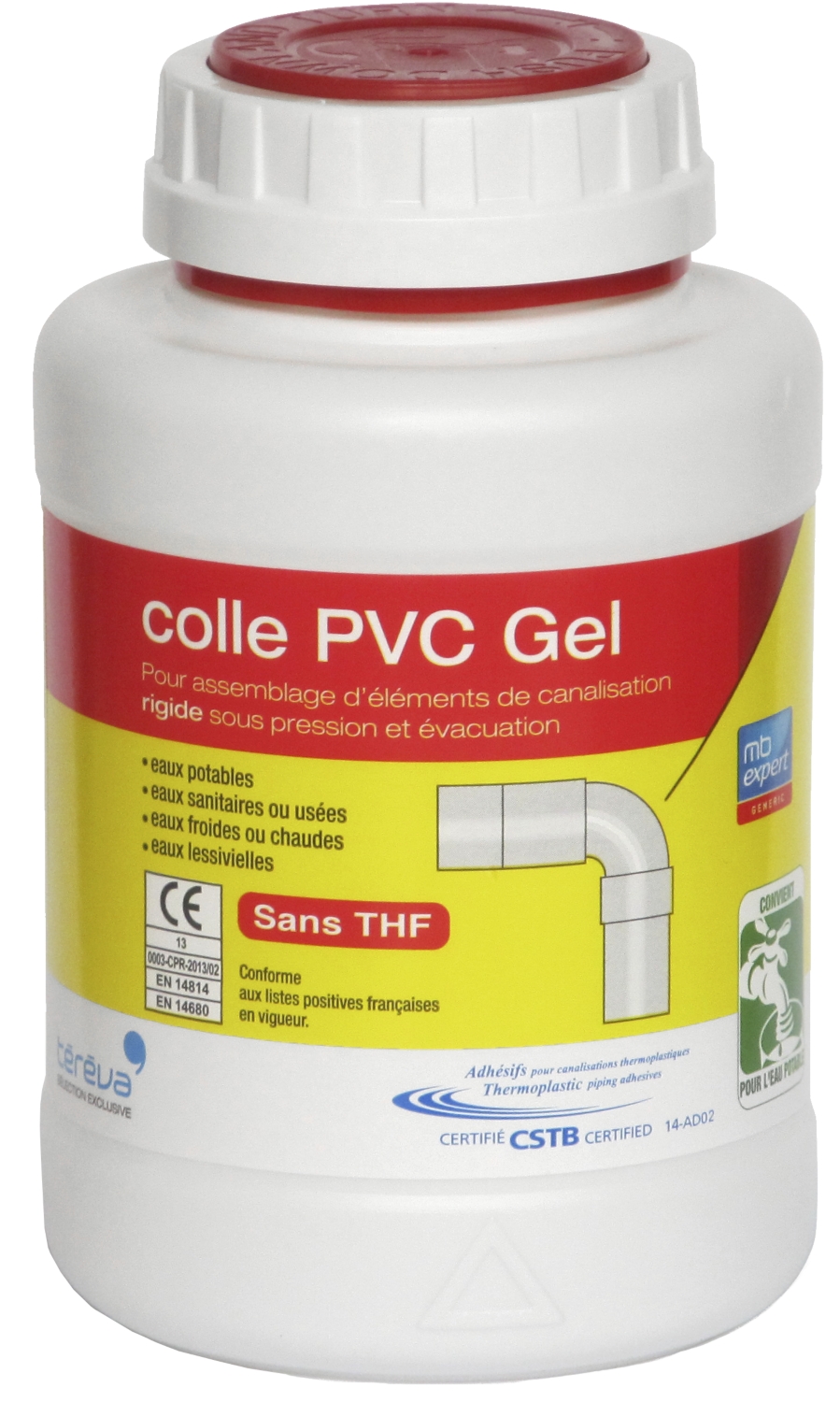 Colle gel PVC - Multi-usage eau MB Expert