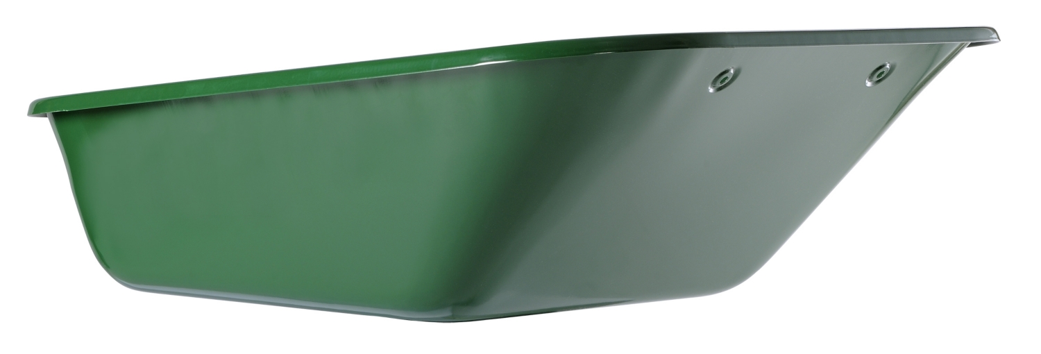 Caisse peinte 160l verte pour brouette expert twin 160