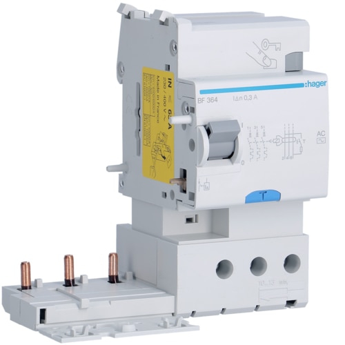 Bloc différentiel 3P 63a 300ma ac Hager