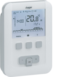 Kit thermostat d'ambiance programmable EK520 EK560 Hager