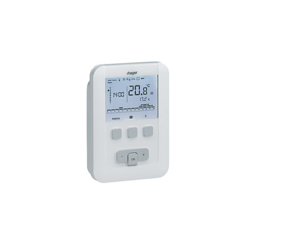 Kit thermostat d'ambiance programmable Hager