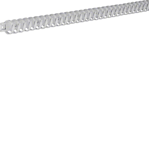 Goulotte de câblage flexible autocollante sans halogene Beha-set 20 mm gris clair Hager