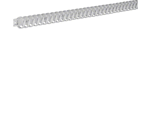 Goulotte de câblage flexible autocollante sans halogene Beha-set 20 mm gris clair Hager