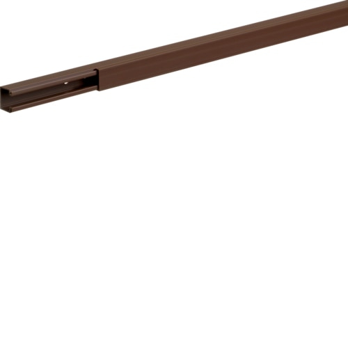 Goulotte Liféa PVC 15 x 15 sans agrafe marron Hager