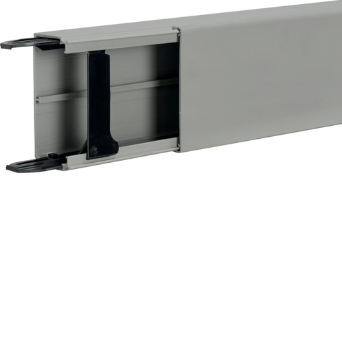 Goulotte Liféa 40 x 90 avec eclisses 2 agrafes gris pierre Hager