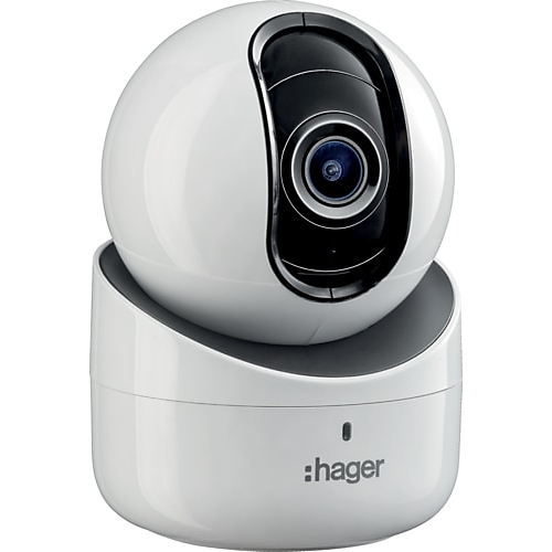 Caméra de vidéosurveillance intérieure motorisée IP HD Plug & Play Hager