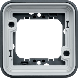 Cubyko composable - Support encastré - Gris Hager