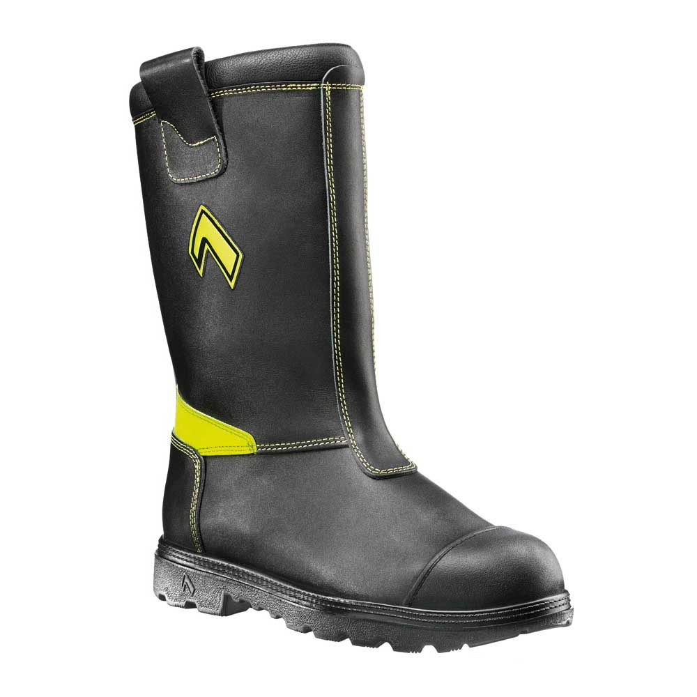 Bottes Sapeurs-Pompiers Fireman Yellow mixte Noir - HI3 CI CR SRC - Type F2A