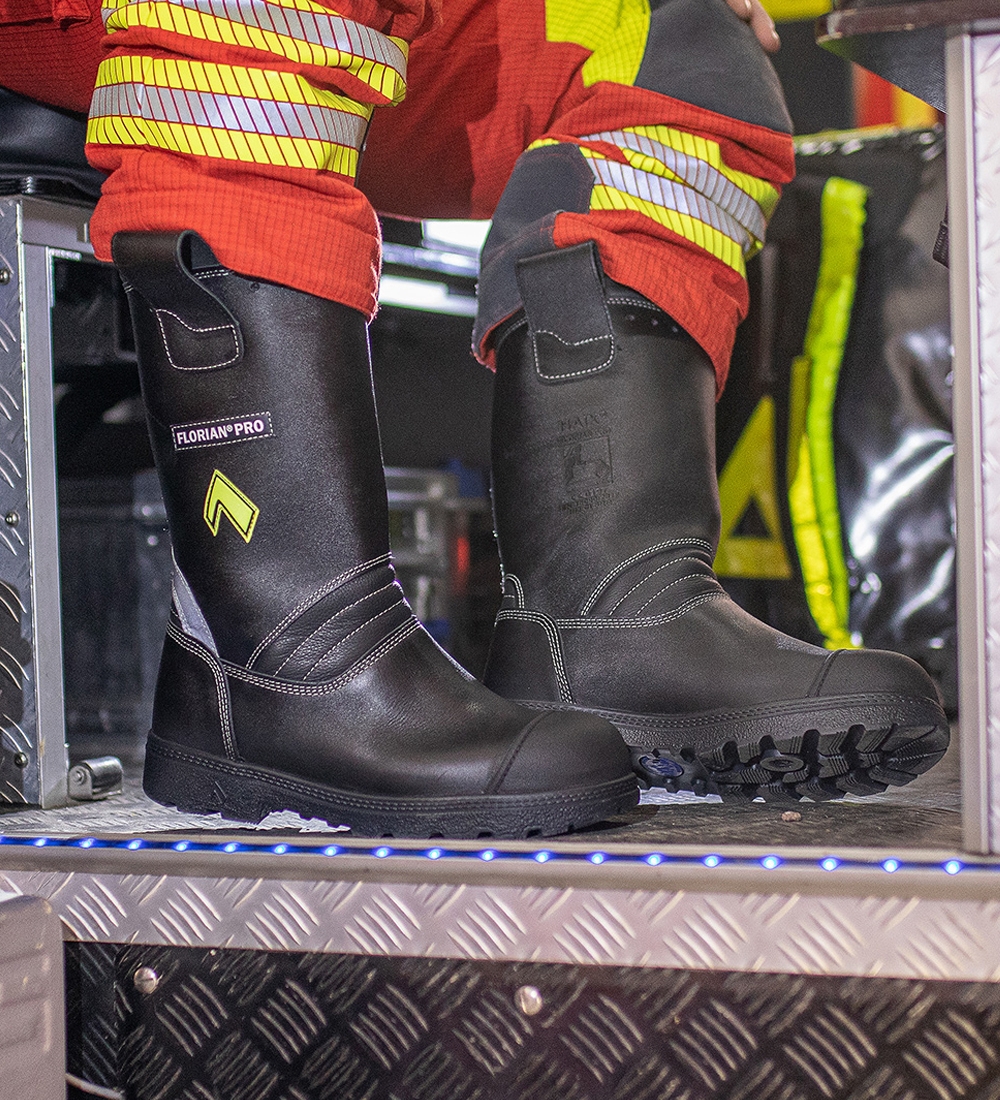 Bottes Sapeurs-Pompiers Florian Pro mixte Noir - HI3 CI CR SRC - Type F2A Haix