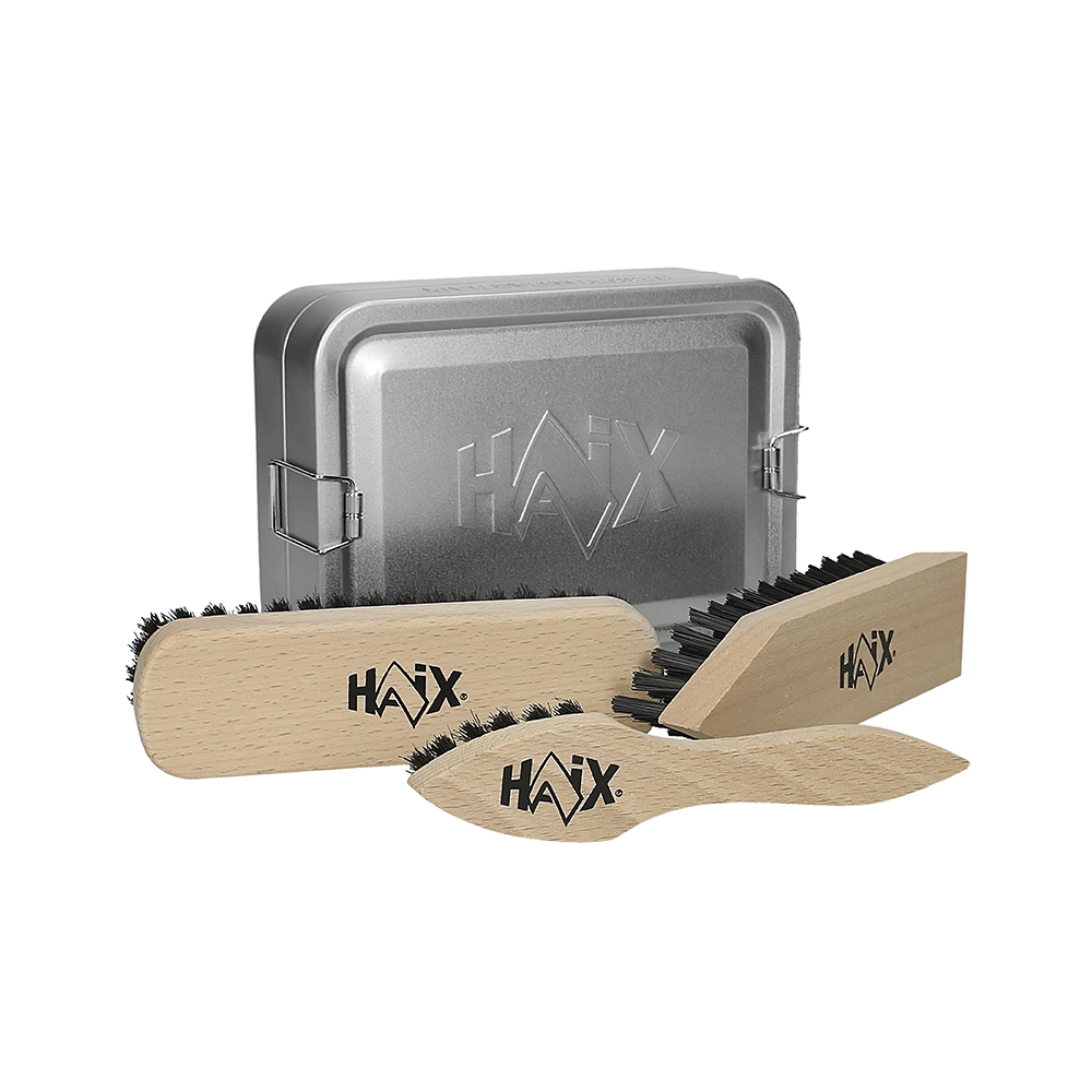 Set de 3 brosses en bois