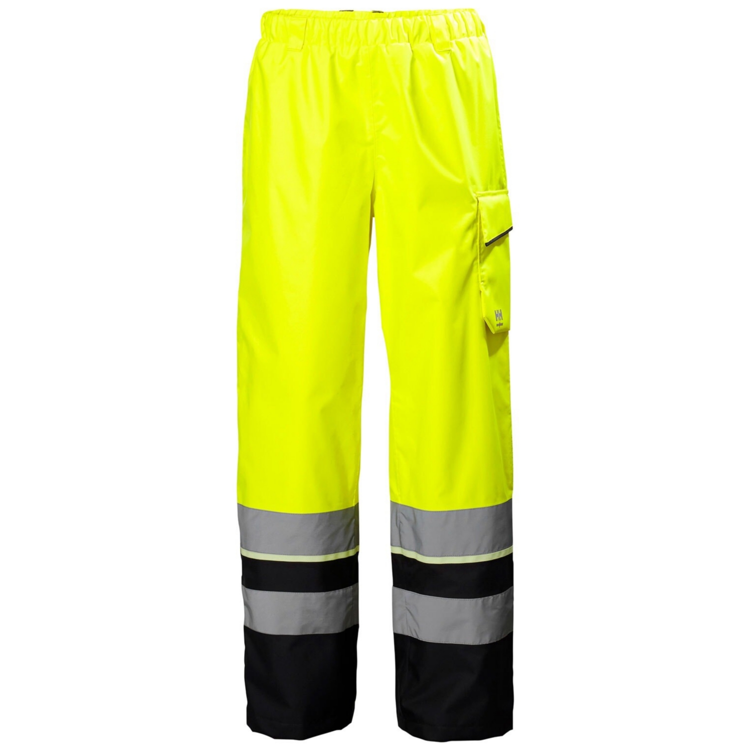 Pantalon de pluie HV polyester mixte UC ME jaune / noir Helly Hansen