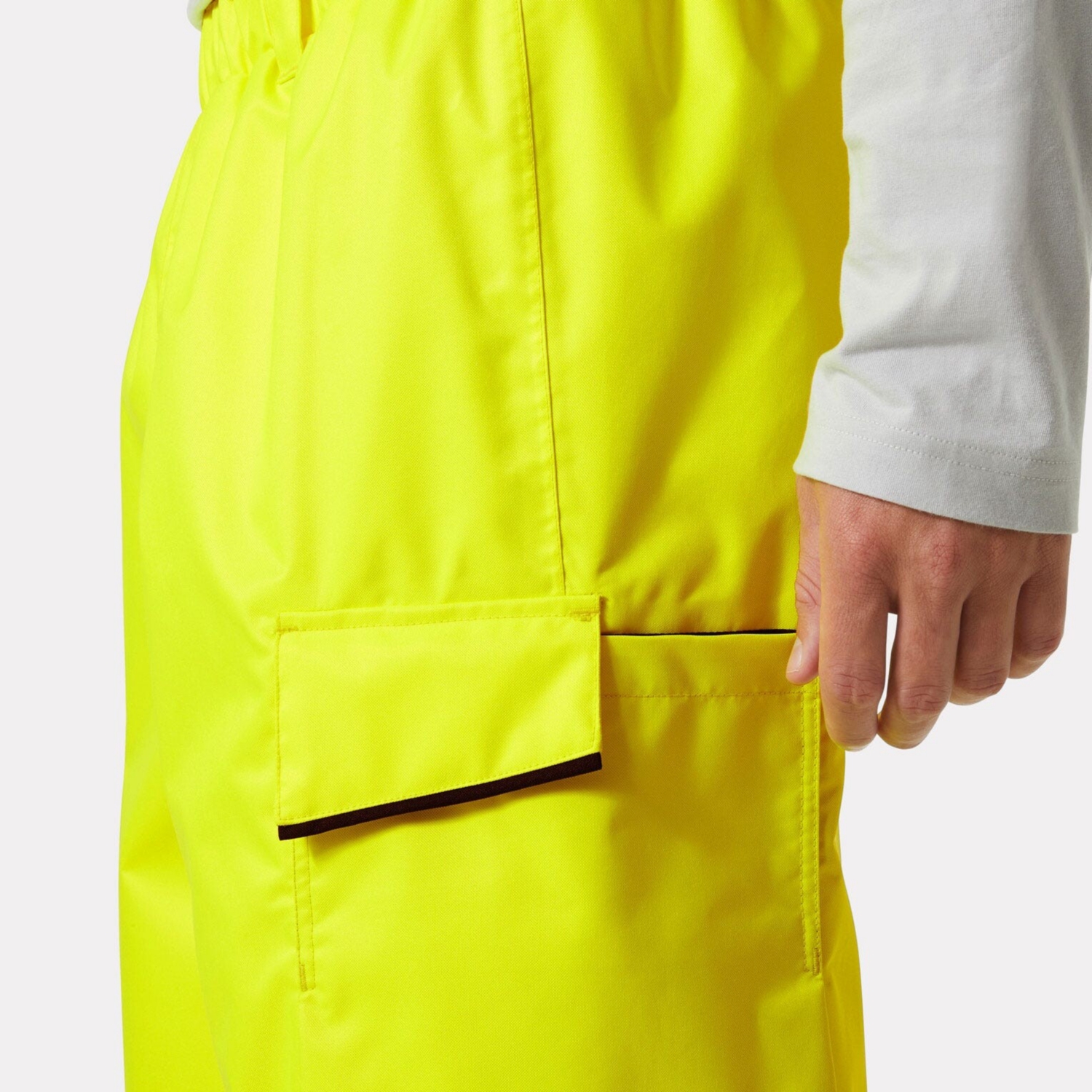 Pantalon de pluie HV polyester mixte UC ME jaune / noir Helly Hansen