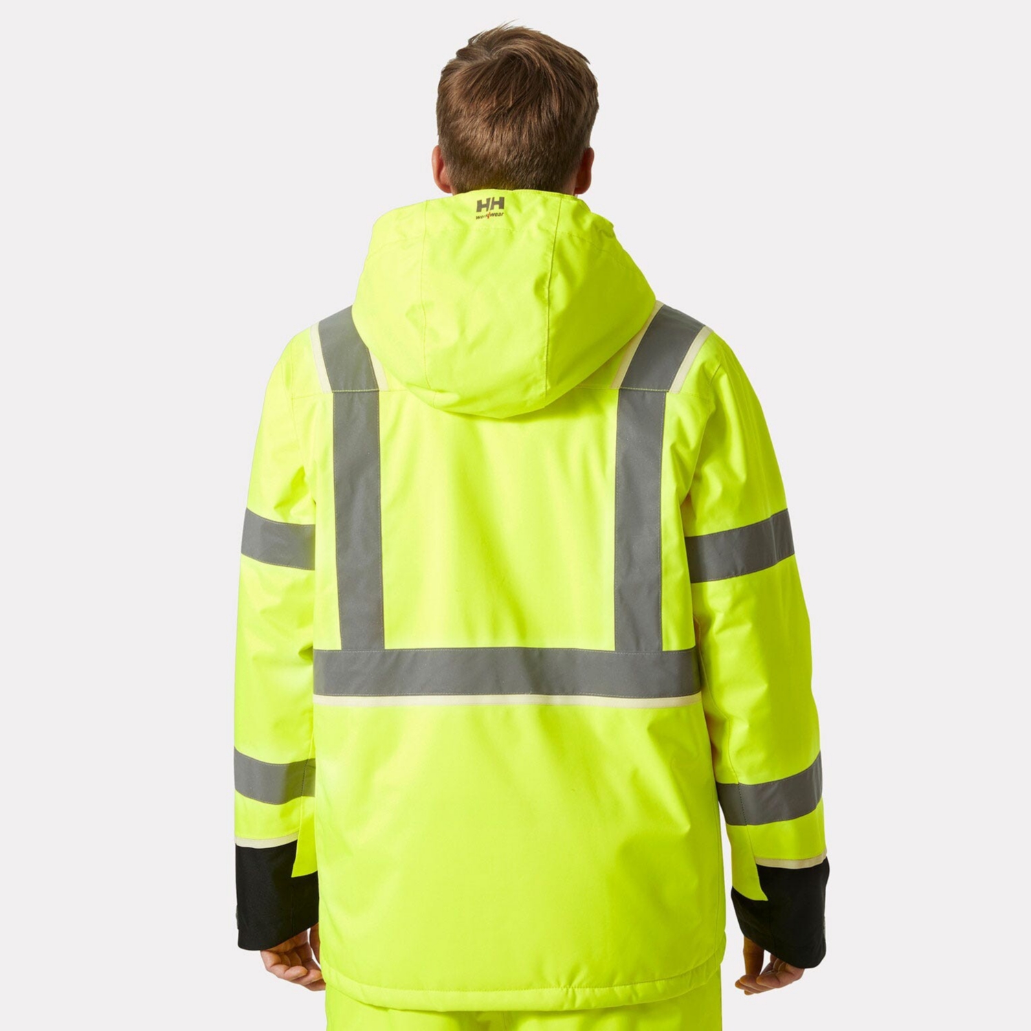 Parka d'hiver HV polyester mixte UC ME jaune / noir Helly Hansen