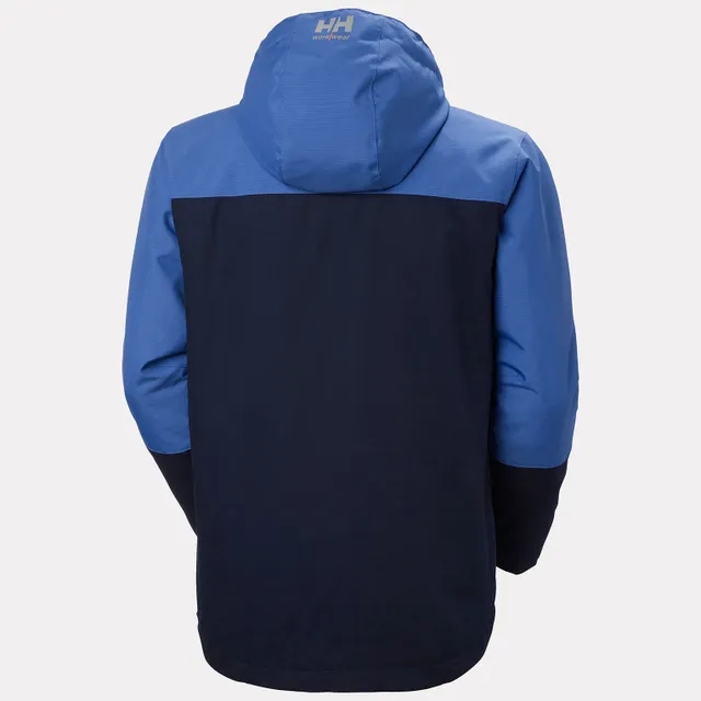 Parka polyester mixte Oxford marine / bleu Helly Hansen