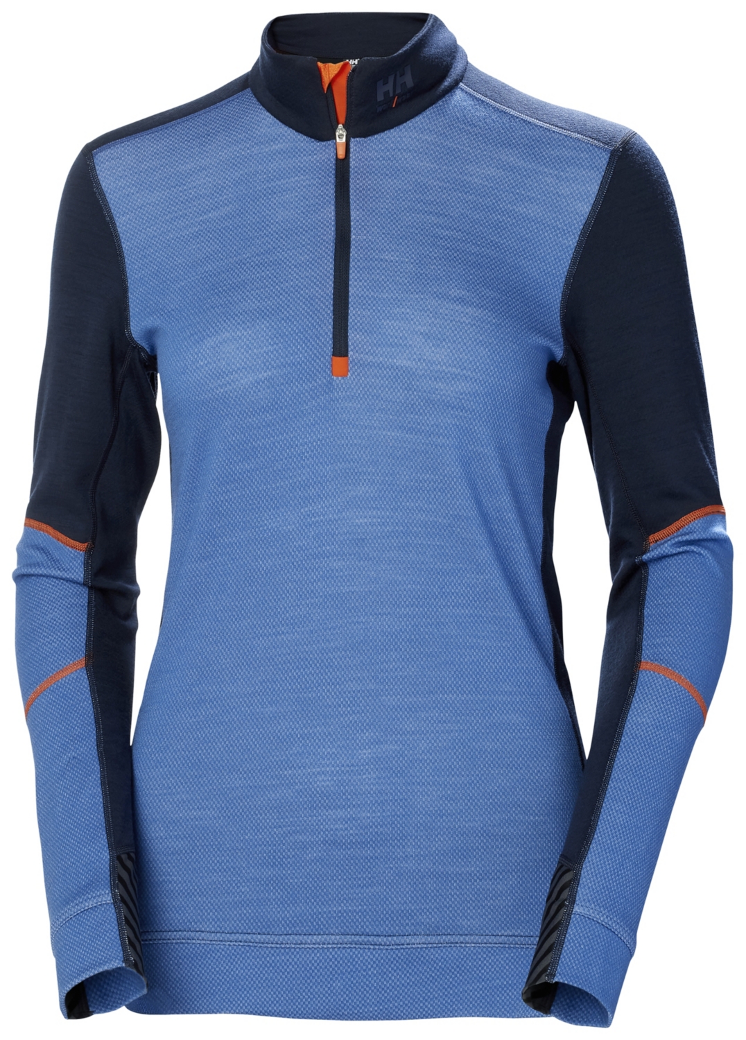 Tee-shirt laine mérinos polypropylène femme Lifa Merino marine / bleu Helly Hansen