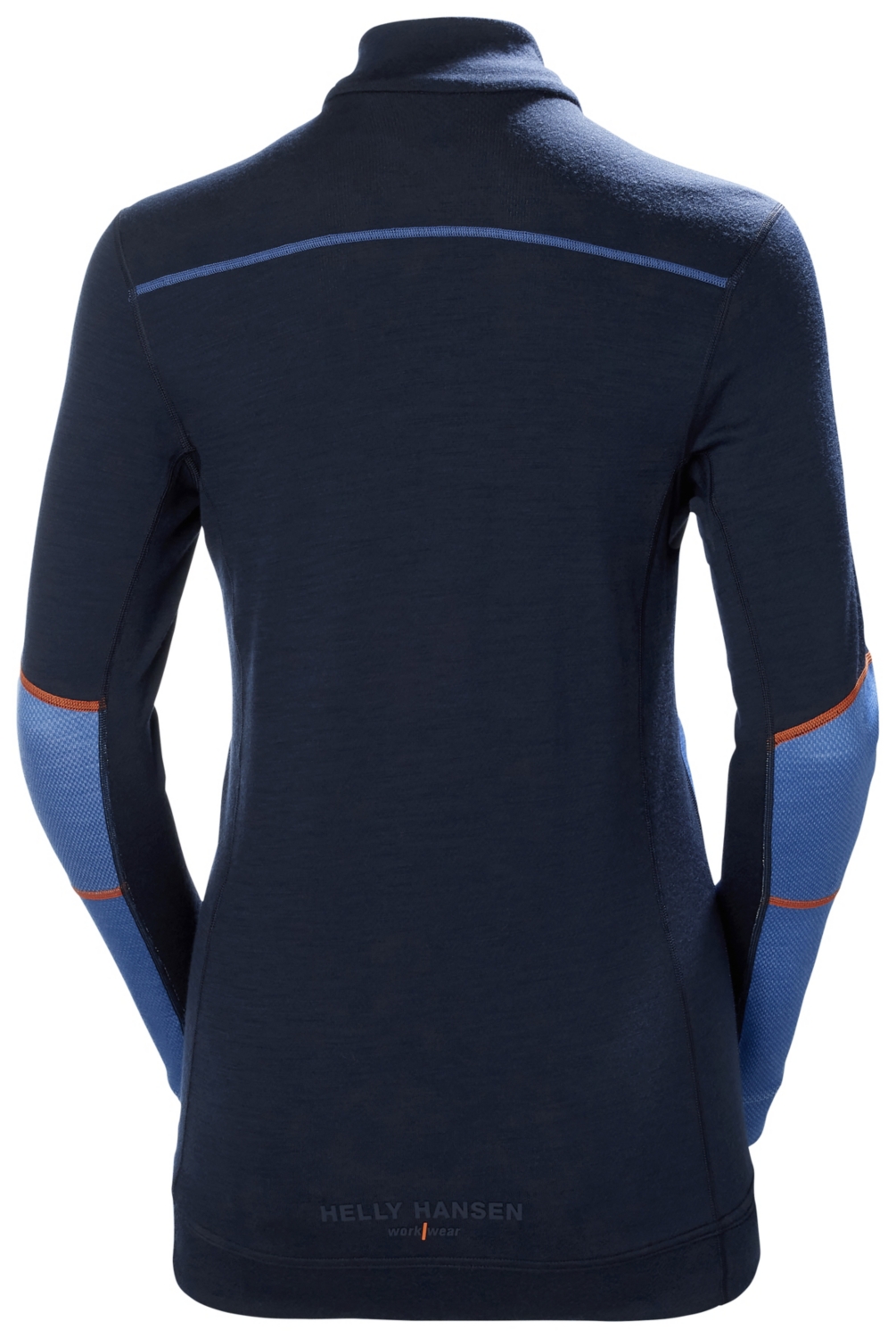 Tee-shirt laine mérinos polypropylène femme Lifa Merino marine / bleu Helly Hansen