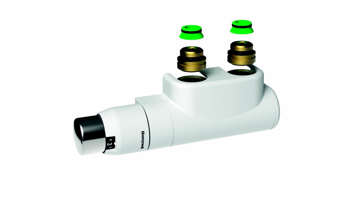 Kit robinet thermostatique Design - blanc - entraxe 50 mm Henrad