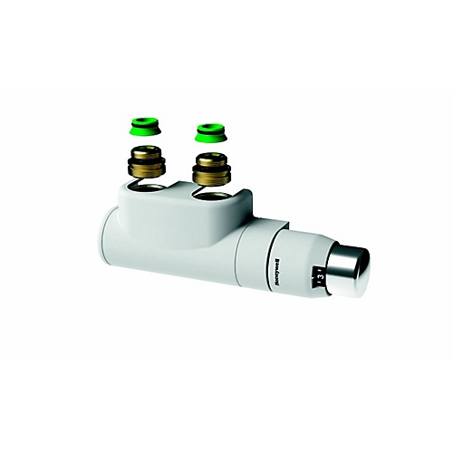 Kit robinet thermostatique Design - blanc - entraxe 50 mm Henrad