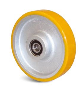 Roue en polyuréthane corps en fonte Guitel Hervieu