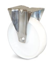 Roulette à platine fixe polyamide blanc Ø 125 mm 280 kg Guitel Hervieu