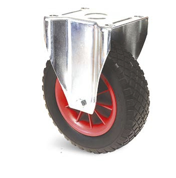 Roulette fixe Resilex à platine roulement à rouleaux manutention douce polyuréthane thermoplastique