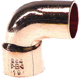 Coude 90° cuivre à souder MF - Fig 92 