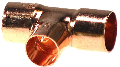  Té réduit cuivre à souder Femelle - Fig 130R 