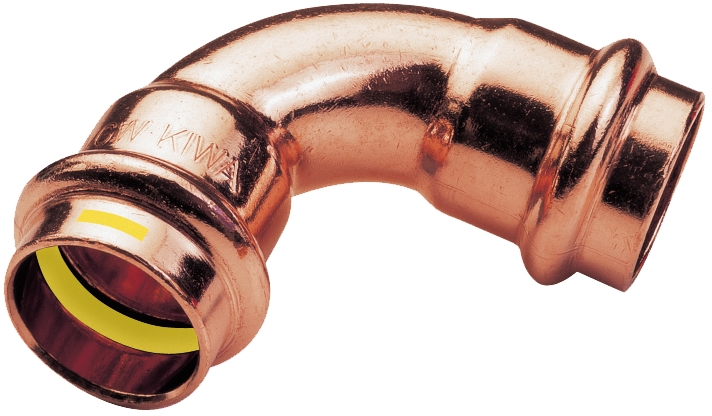 Coude 90° cuivre à sertir B Press Gas FF Conex Bänninger