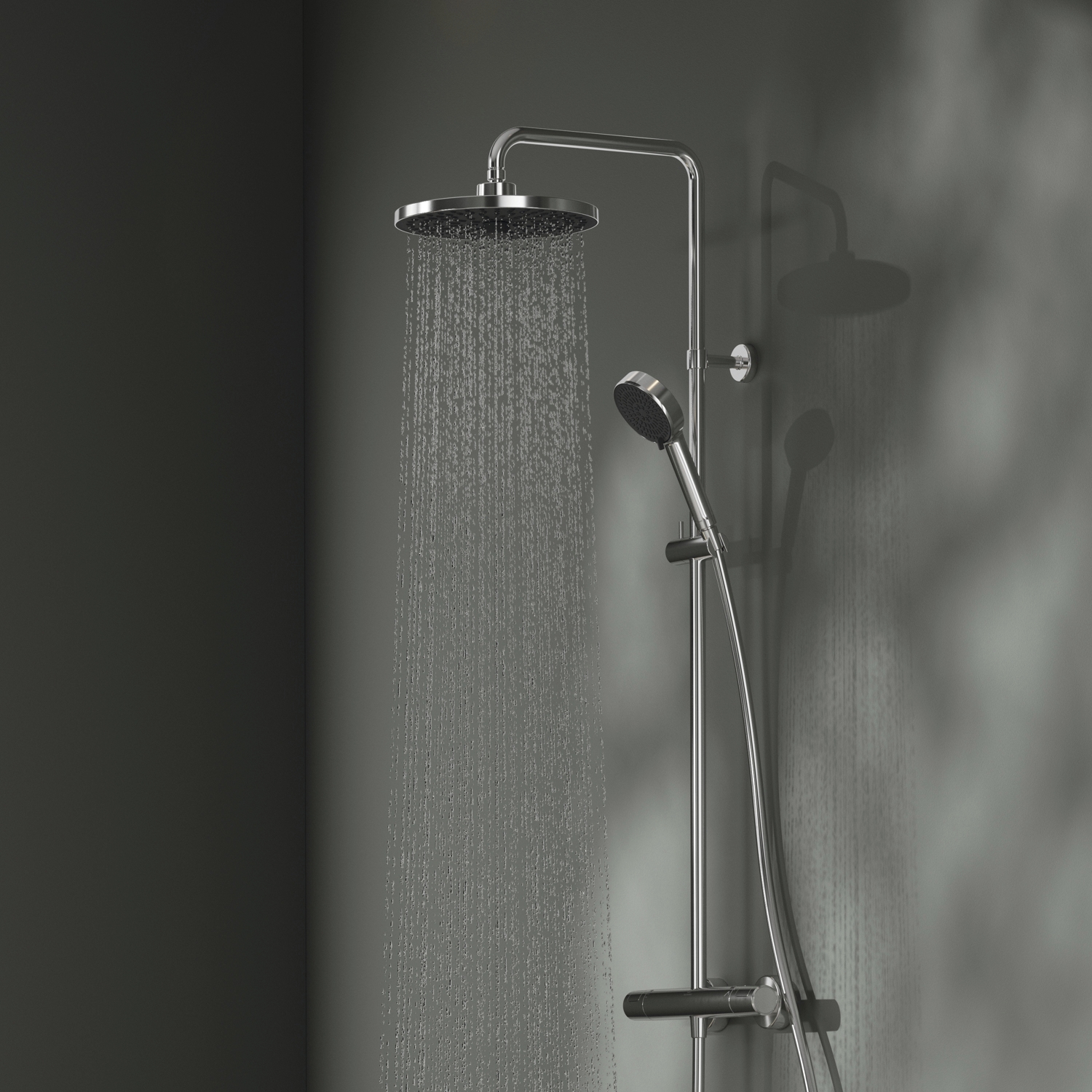 Colonne de douche thermostatique Ceratherm T25+ Ideal Standard