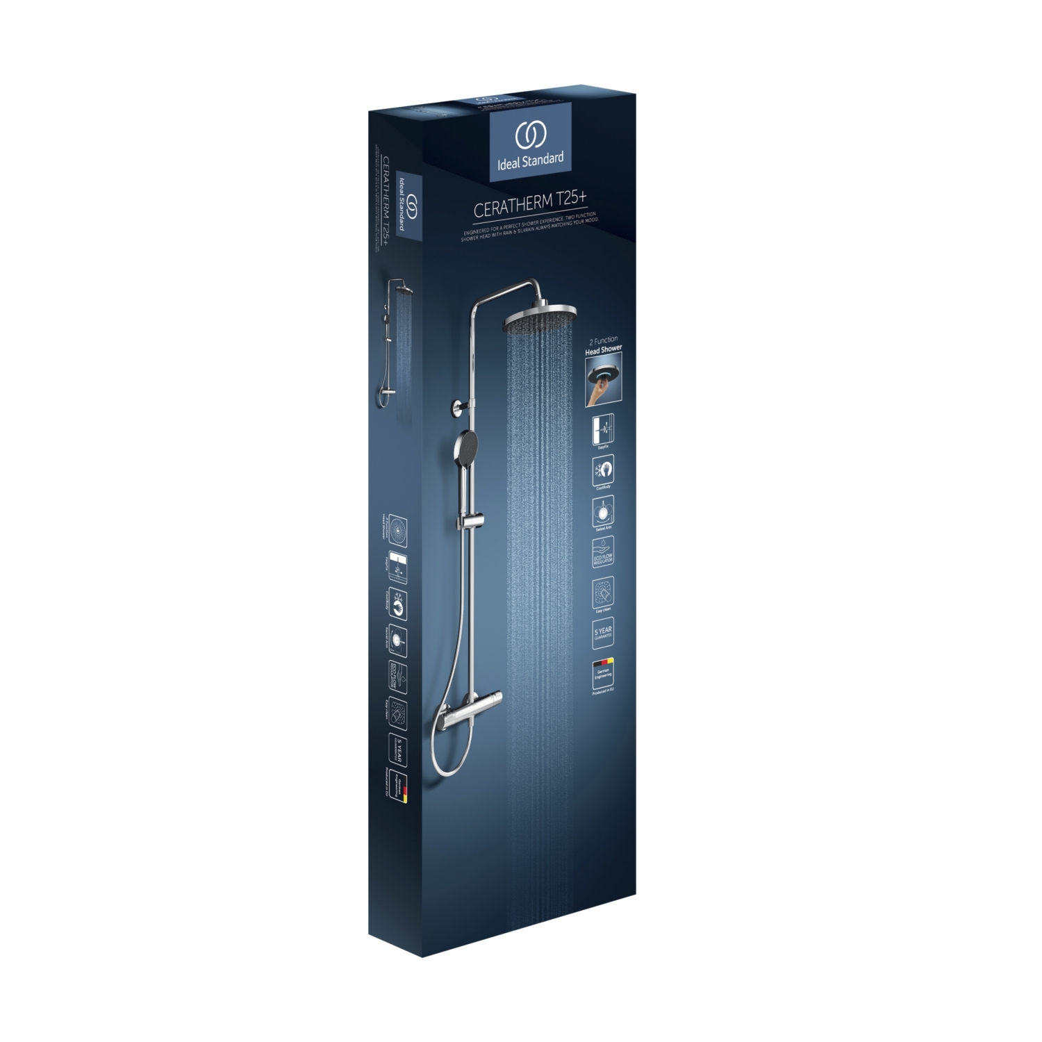 Colonne de douche thermostatique Ceratherm T25+ Ideal Standard