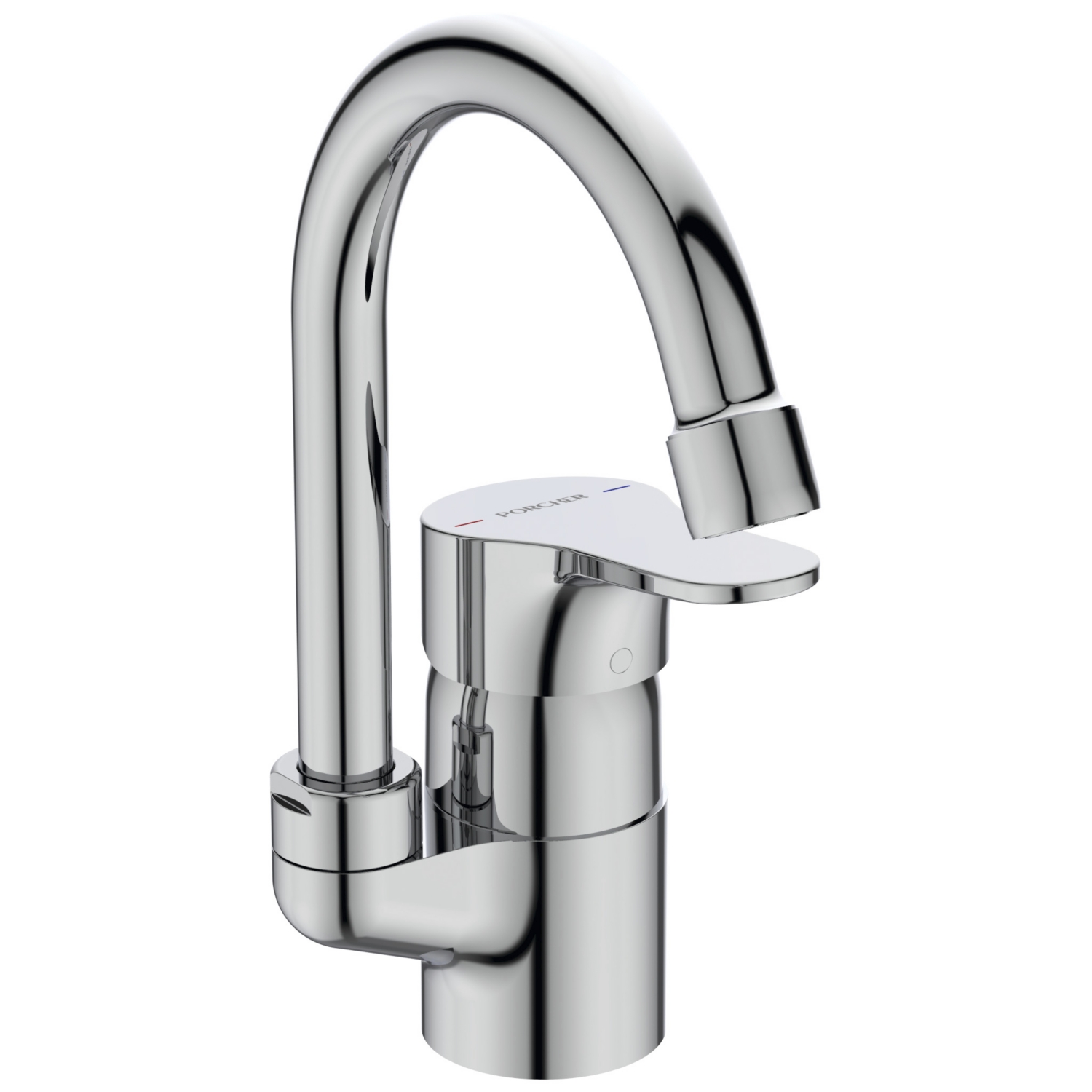 Mitigeur lavabo Olyos II - Bec haut Porcher
