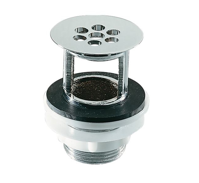 Bonde lavabo à grille - Avec trop-plein D5851AA Porcher