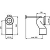 Pipe WC coudée J324867 Ideal Standard