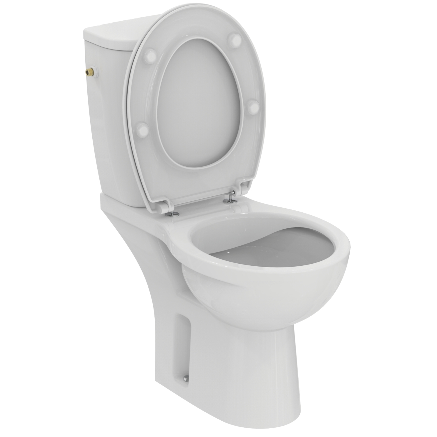 Pack WC à poser Ulysse sans bride abattant standard - Sortie horizontale