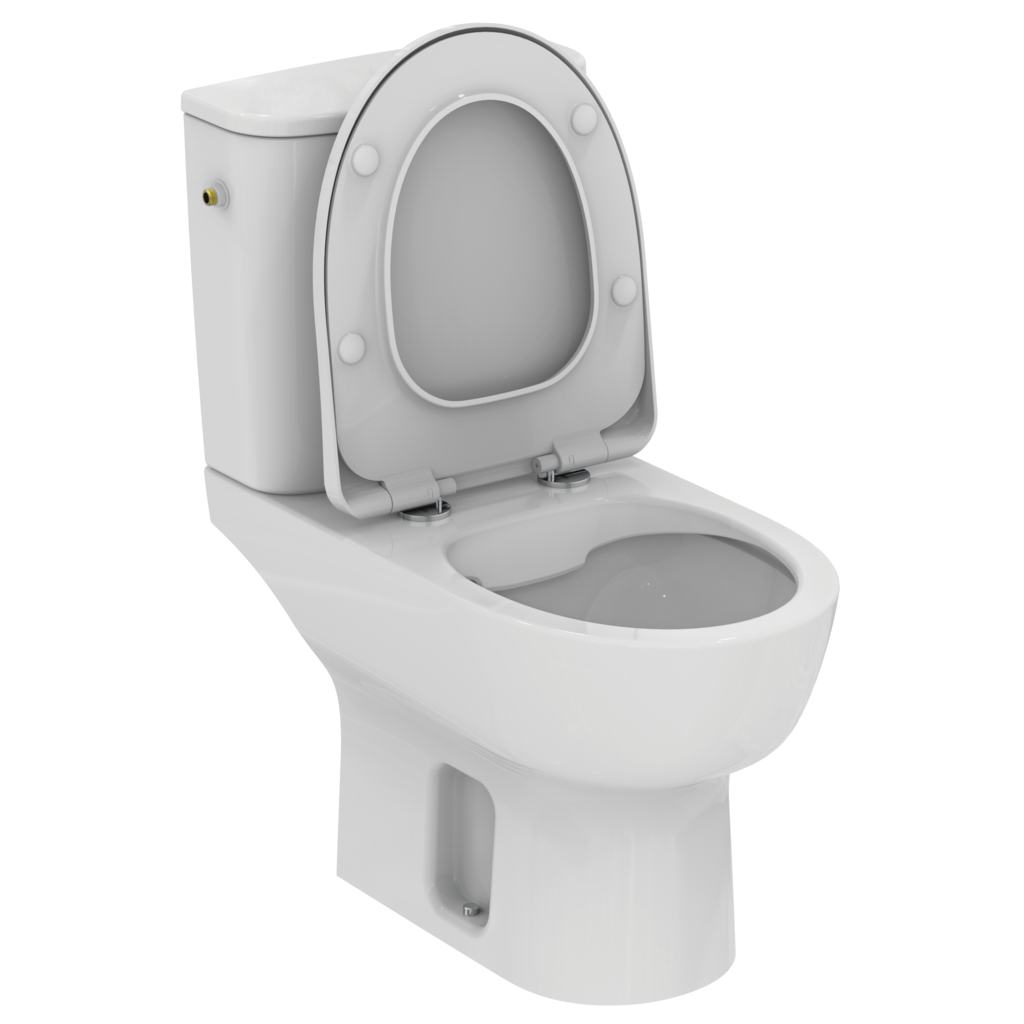 Pack WC à poser complet Okyris sans bride - Sortie horizontale P099901 Porcher