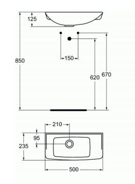 Lave-mains Elfe P169001 Porcher