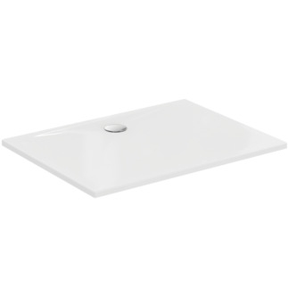 Receveur de douche Strada ultra-plat rectangulaire à poser blanc 120 x 90 cm