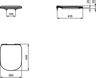 Abattant Tesi Ideal Standard