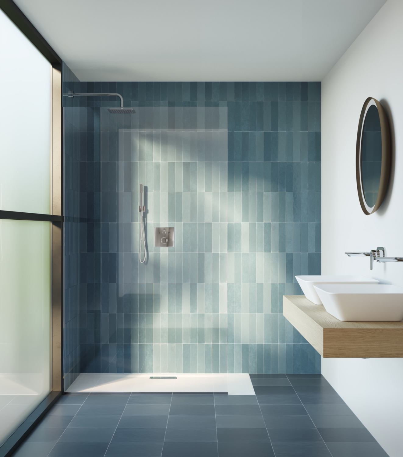 Receveur de douche Ultra Flat New ultra-plat rectangulaire à poser ou à encastrer Ideal Standard