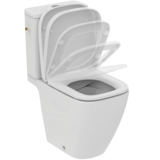 Pack WC à poser complet compact i.life S RimLS+ - Sortie horizontale Ideal Standard