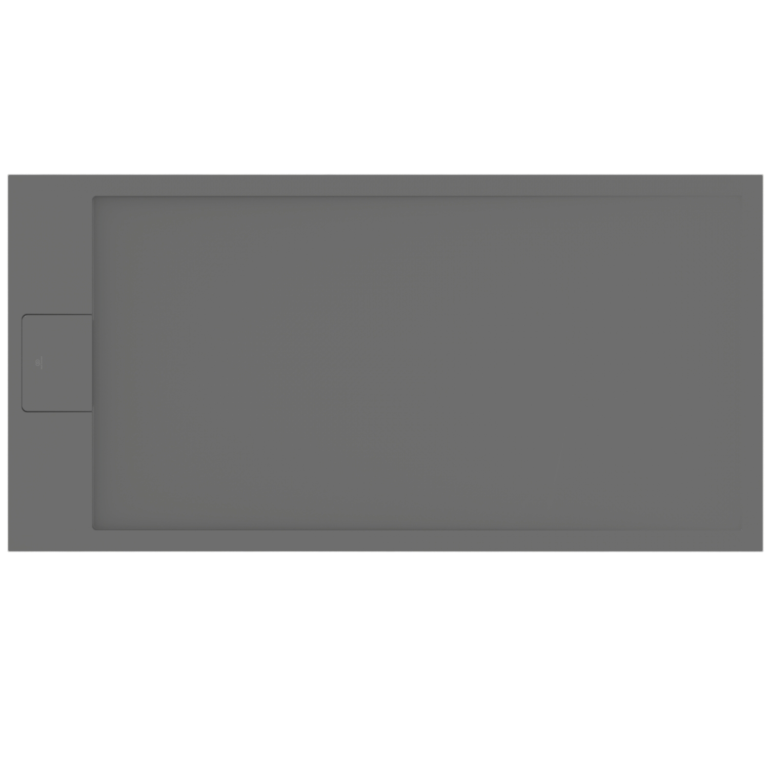 Receveur de douche I.Life ultra-plat rectangulaire antidérapant à poser ou à encastrer Ideal Standard