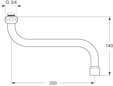 Bec évier orientable Porcher