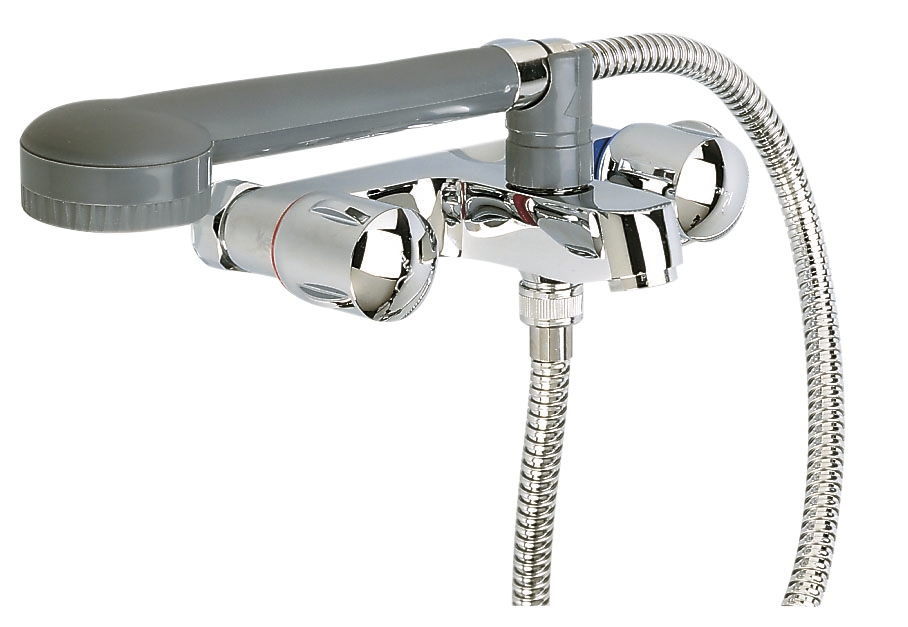 Mélangeur bain-douche Ulysse - Tête à clapet - Avec hydro D1643AA Porcher