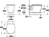 Cuvette WC suspendue Connect Ideal Standard