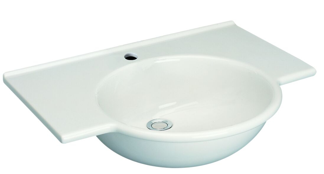 Plan vasque PMR Sapho sans trop plein Porcher