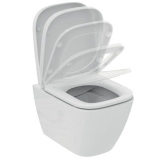 Pack cuvette WC suspendue courte i.life S RimLS+ Ideal Standard