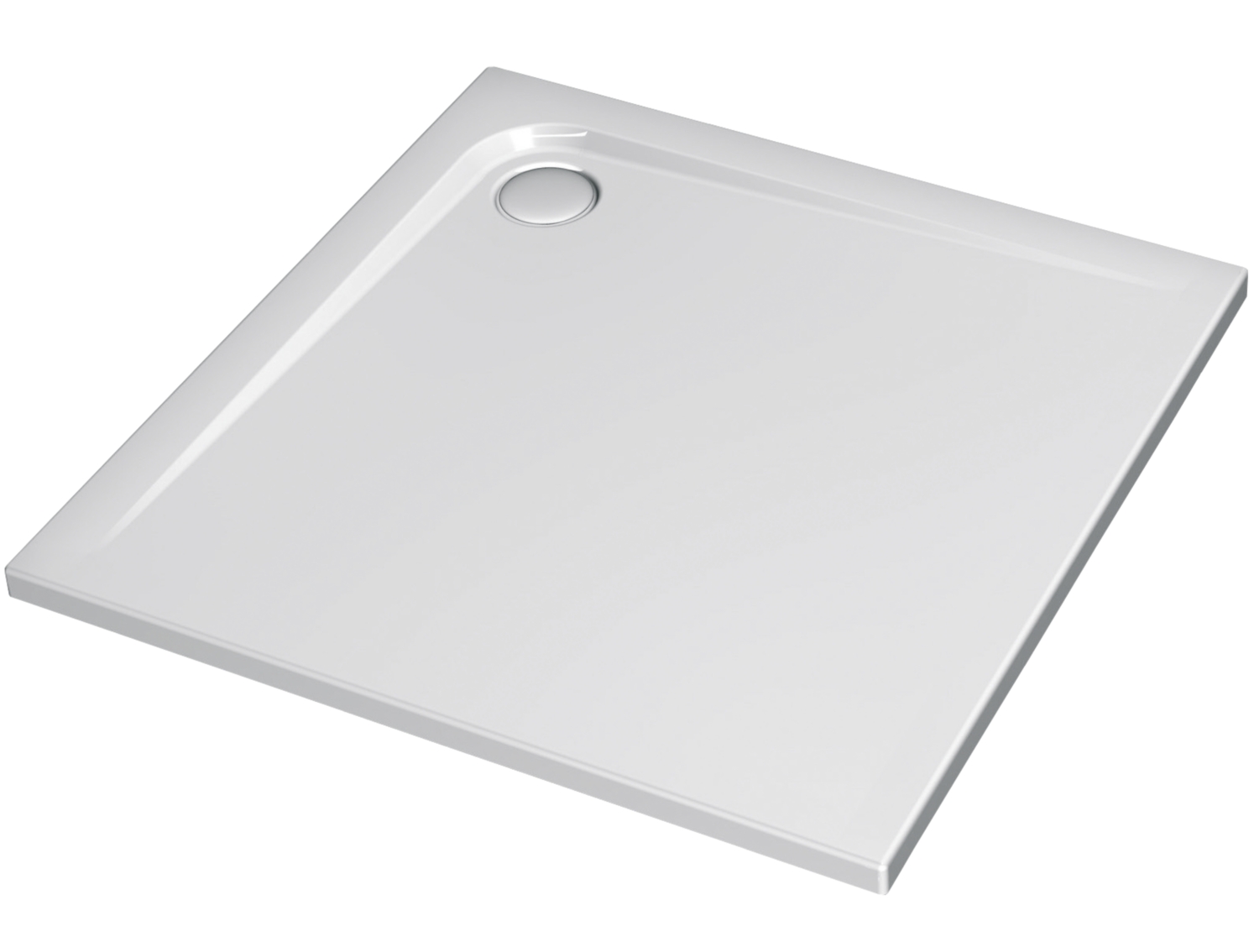 Receveur Ultra Flat extra-plat carré à poser ou à encastrer Ideal Standard